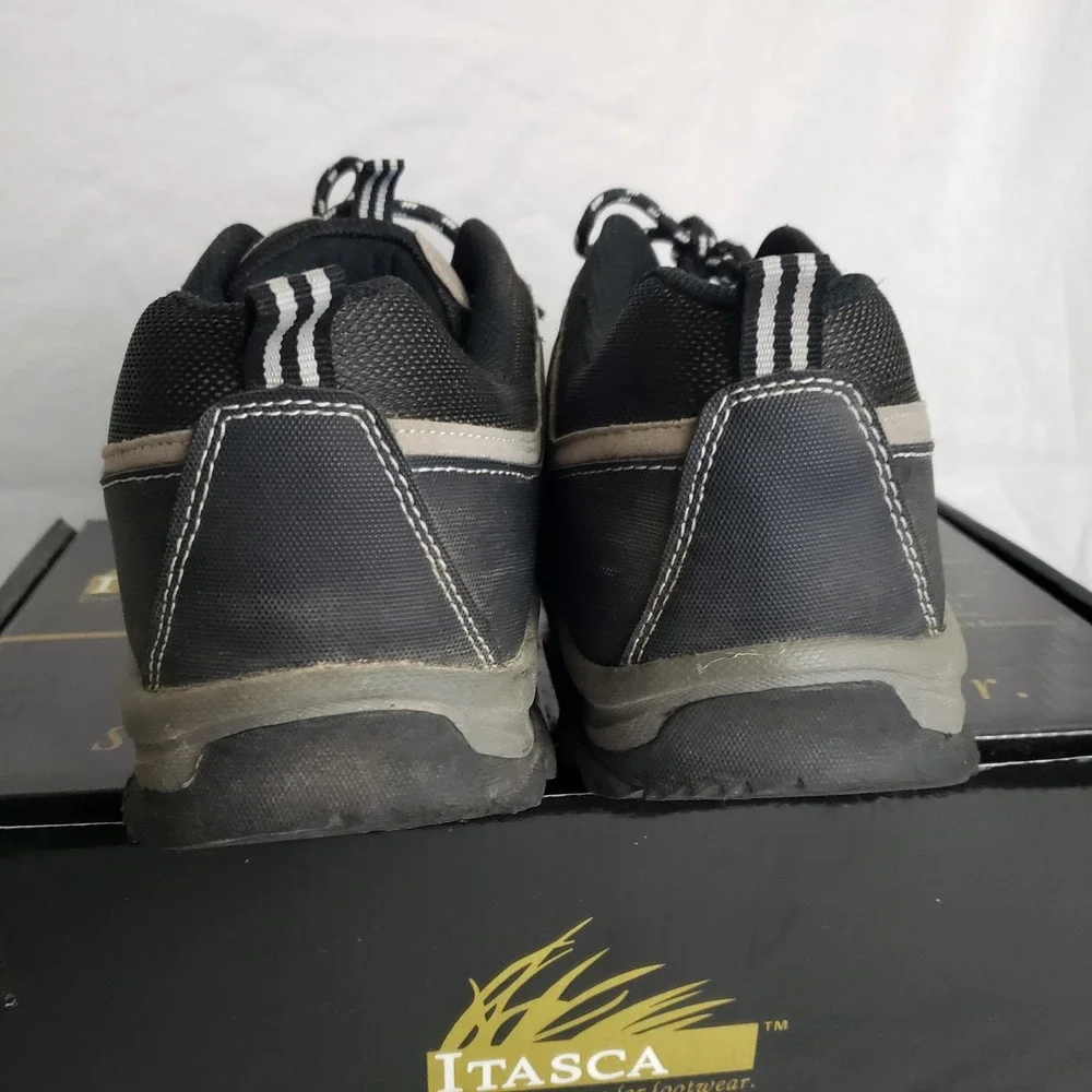 Worn 1x. Itasca Slate Lo‎ Hiking Walking Shoe  #451050 Mens Sz 11.5 Gray Black